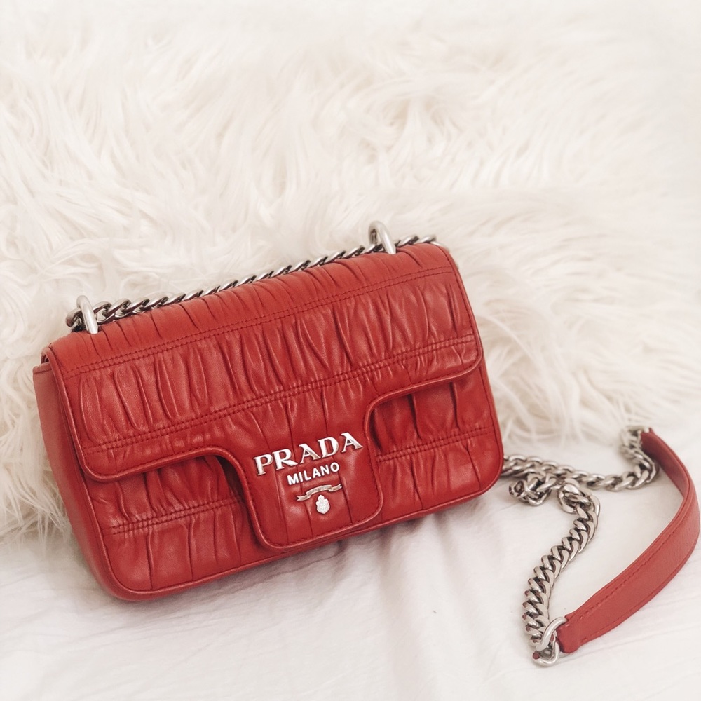 Prada Leather Chain Bag
